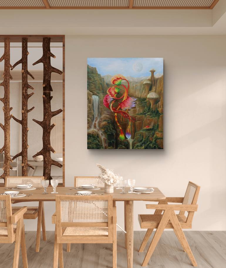 Original Surrealism Fantasy Painting by Gregory Pyra Piro