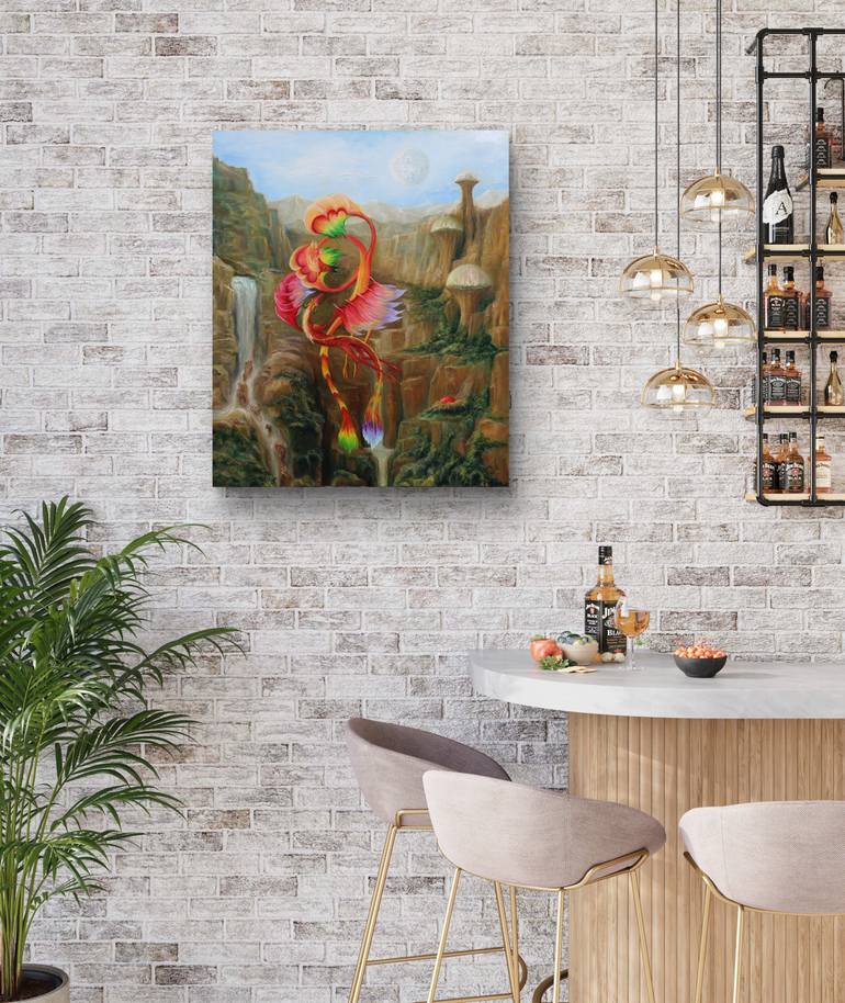 Original Surrealism Fantasy Painting by Gregory Pyra Piro