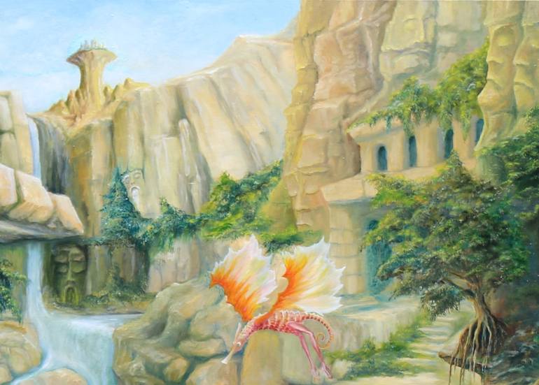 Original Fantasy Painting by Gregory Pyra Piro