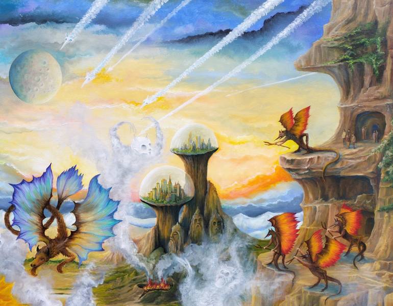 Original Fantasy Painting by Gregory Pyra Piro