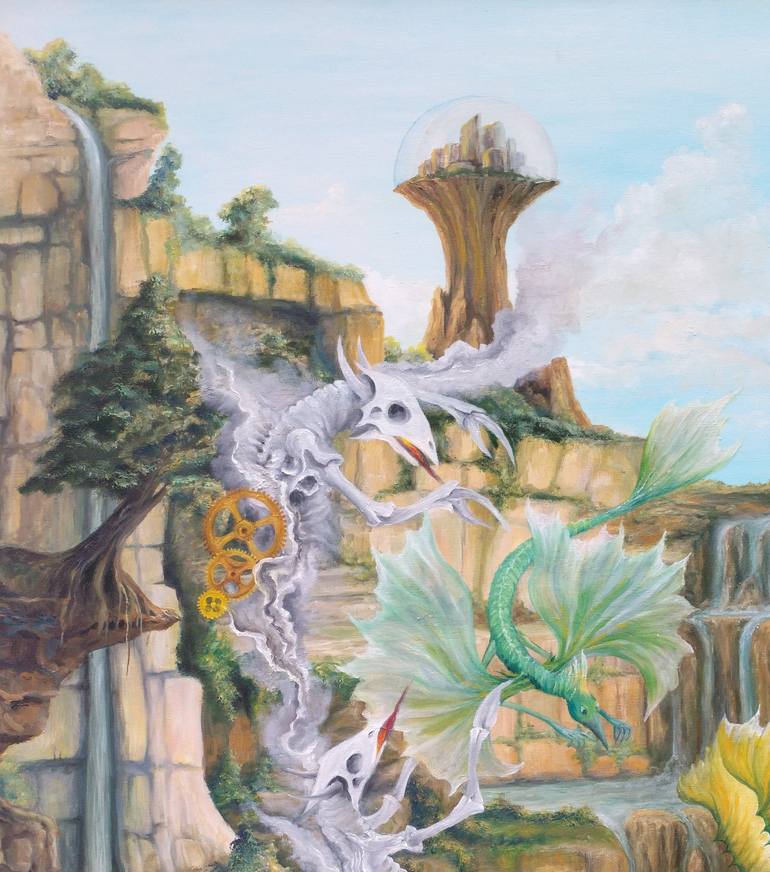 Original Fantasy Painting by Gregory Pyra Piro