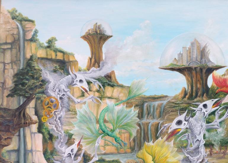 Original Fantasy Painting by Gregory Pyra Piro