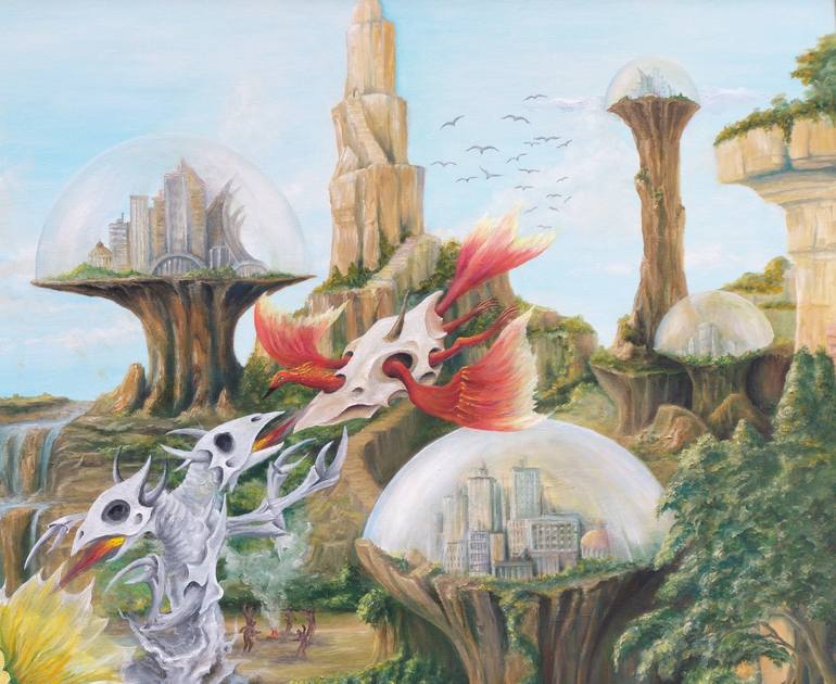 Original Fantasy Painting by Gregory Pyra Piro