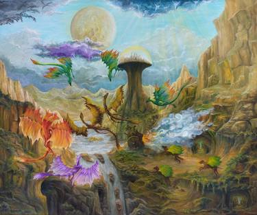 Original Surrealism Fantasy Paintings by Gregory Pyra Piro