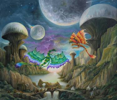 Original Fantasy Paintings by Gregory Pyra Piro