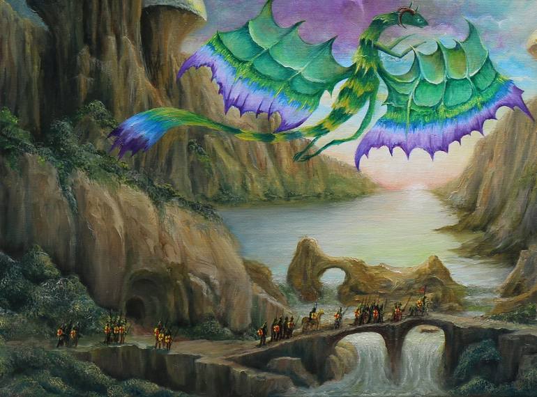 Original Fantasy Painting by Gregory Pyra Piro