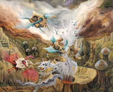 Original Surrealism Fantasy Paintings by Gregory Pyra Piro