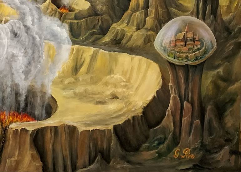 Original Symbolism Fantasy Painting by Gregory Pyra Piro