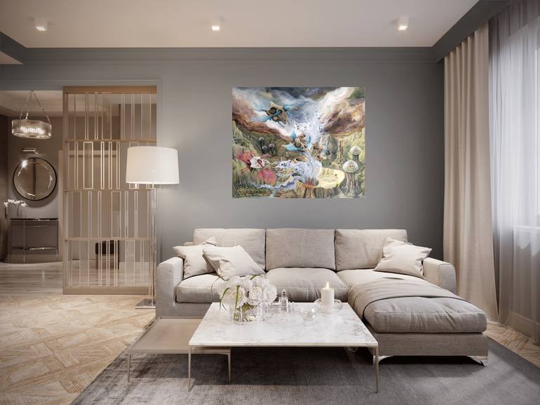 Original Symbolism Fantasy Painting by Gregory Pyra Piro