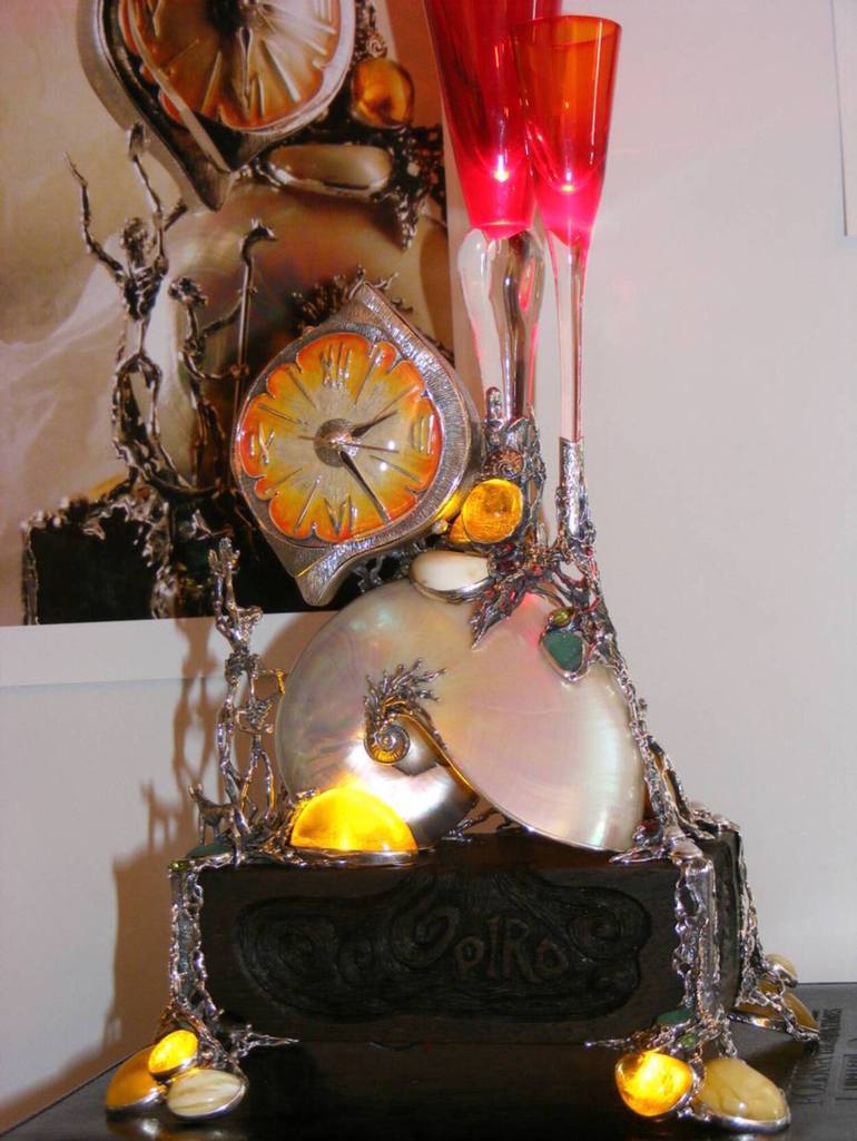 Original Baroque Light Mixed Media by Gregory Pyra Piro