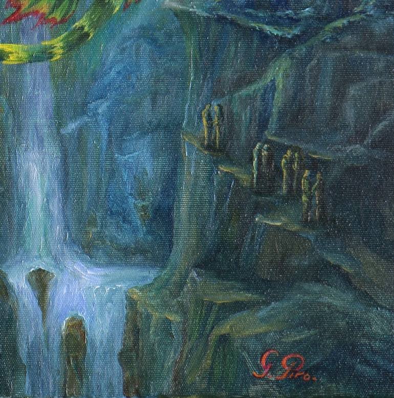 Original Surrealism Fantasy Painting by Gregory Pyra Piro