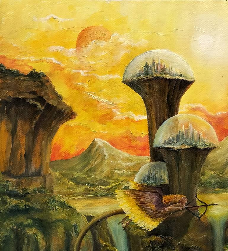 Original Fantasy Painting by Gregory Pyra Piro