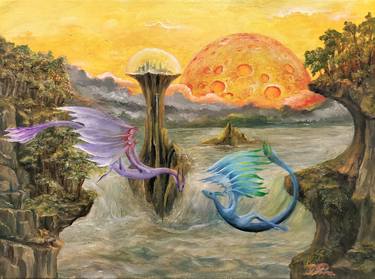 Original Surrealism Fantasy Paintings by Gregory Pyra Piro