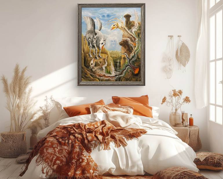 Original Surrealism Fantasy Painting by Gregory Pyra Piro