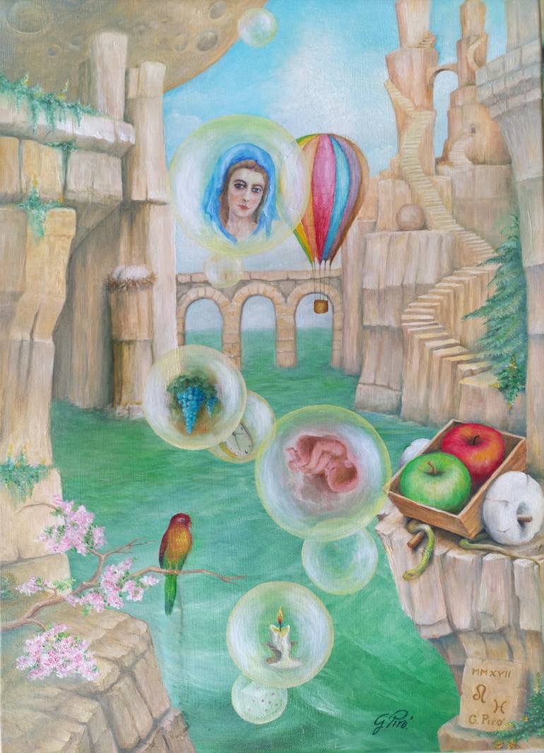 Print of Symbolism Fantasy Paintings by Gregory Pyra Piro