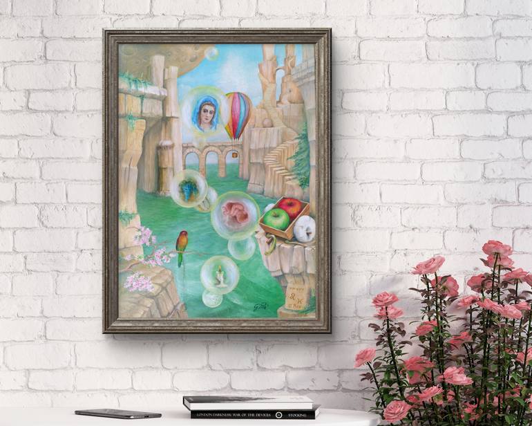 Original Symbolism Fantasy Painting by Gregory Pyra Piro