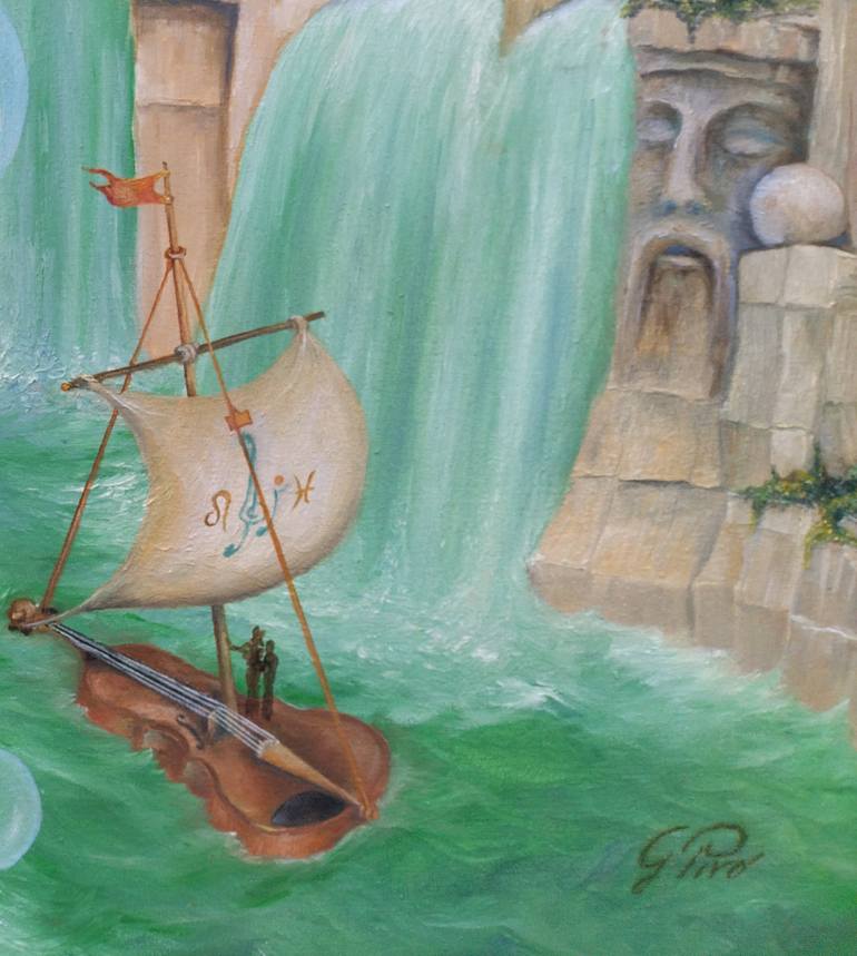 Original Surrealism Fantasy Painting by Gregory Pyra Piro