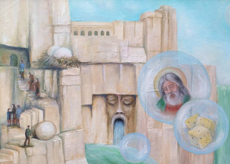 Original Surrealism Fantasy Painting by Gregory Pyra Piro