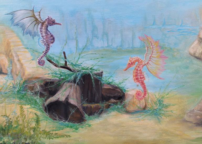 Original Symbolism Fantasy Painting by Gregory Pyra Piro