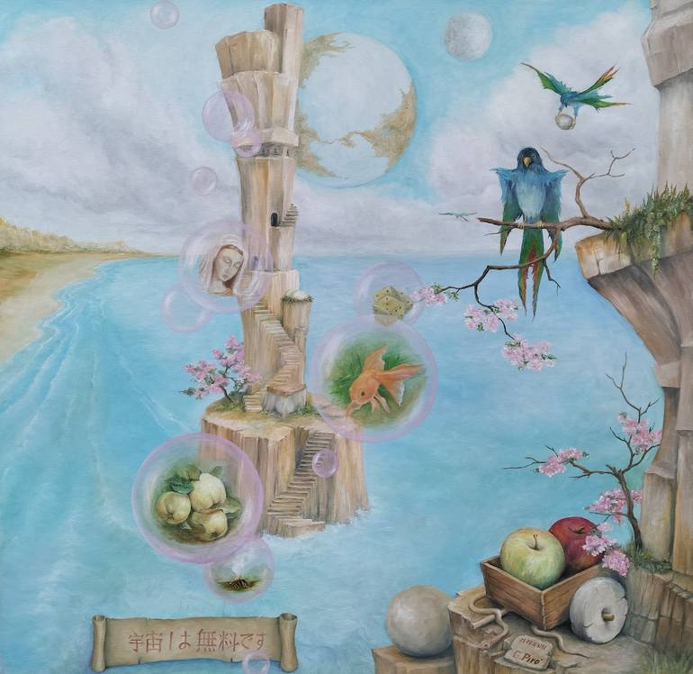 Print of Surrealism Fantasy Paintings by Gregory Pyra Piro