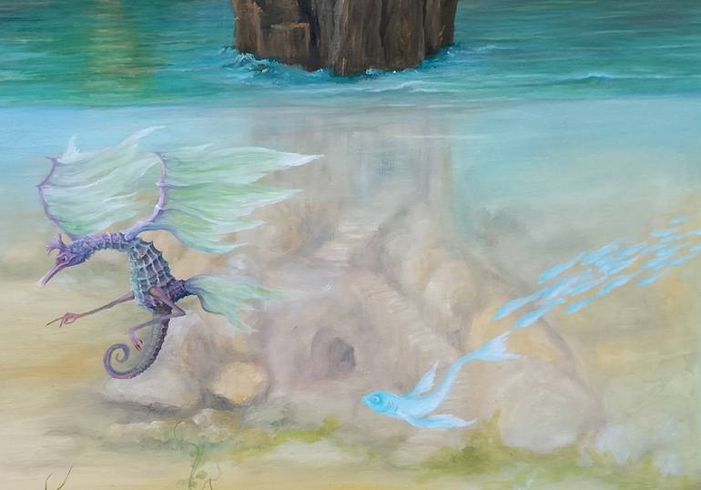 Original Surrealism Fantasy Painting by Gregory Pyra Piro
