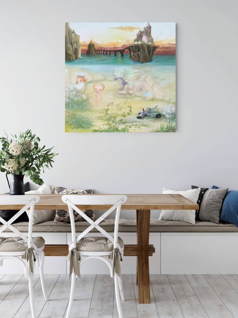 Original Surrealism Fantasy Painting by Gregory Pyra Piro