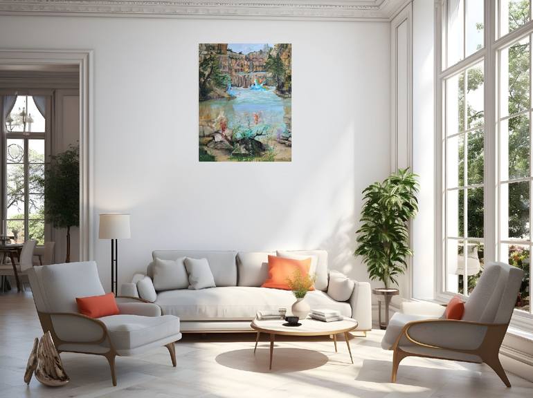 Original Surrealism Other Painting by Gregory Pyra Piro