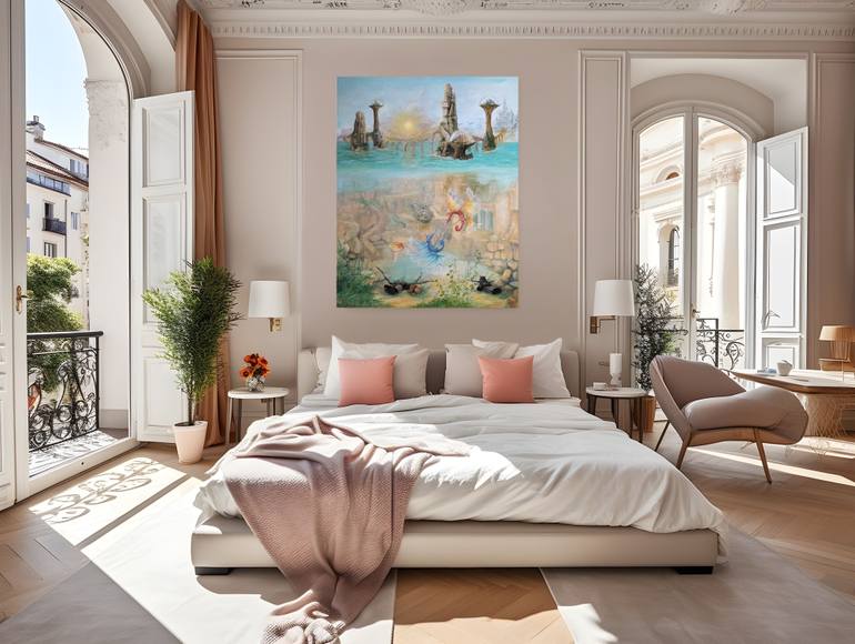 Original Surrealism Fantasy Painting by Gregory Pyra Piro