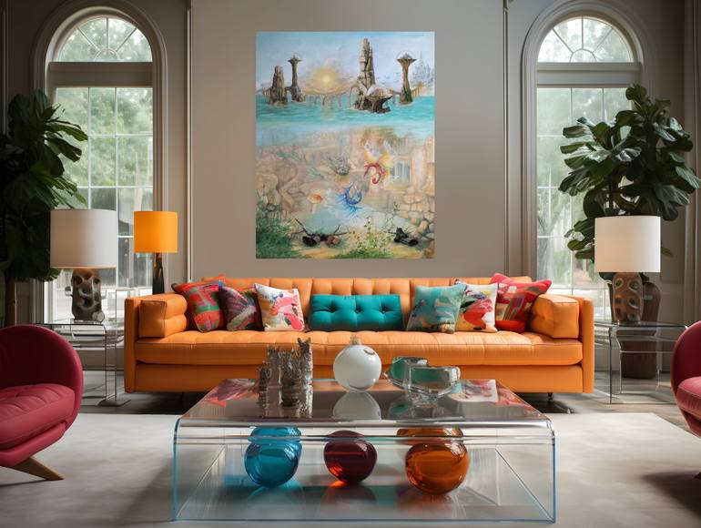 Original Surrealism Fantasy Painting by Gregory Pyra Piro