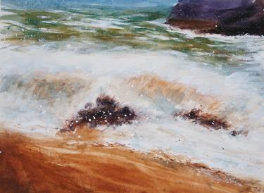 Print of Realism Seascape Paintings by Tatiana Audiard
