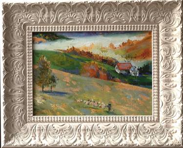 Original Impressionism Landscape Paintings by Narmin Nasib