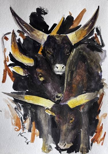 Original Animal Paintings by Narmin Nasibova