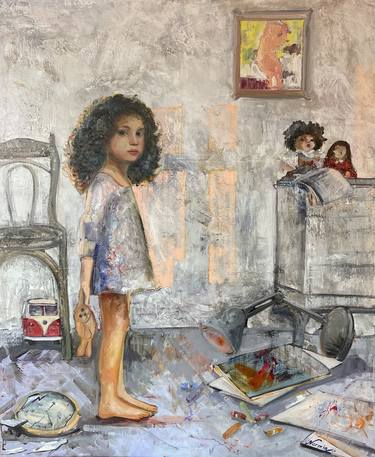 Original Impressionism Children Paintings by Narmin Nasib