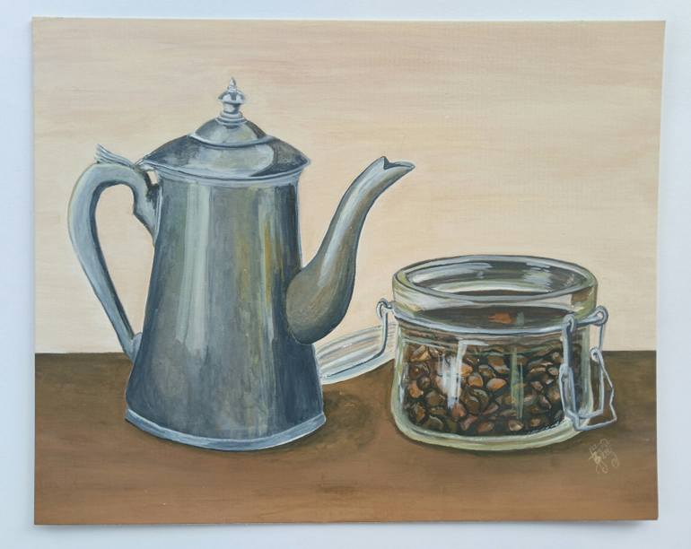 Original Realism Food & Drink Painting by Elizzy Almeni