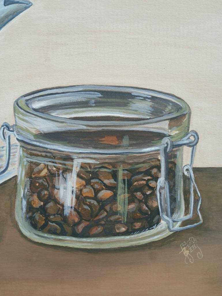 Original Realism Food & Drink Painting by Elizzy Almeni