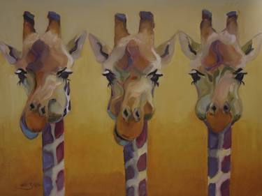 Original Impressionism Animal Painting by Robert Coffey