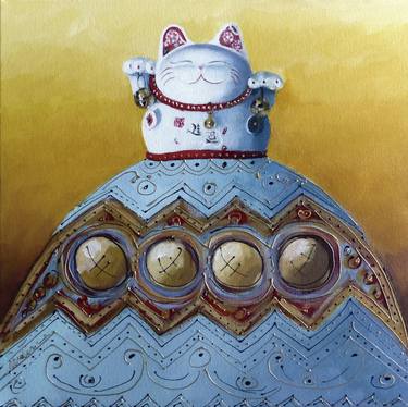Original Cats Paintings by PABLO MOLINA CORDOBA
