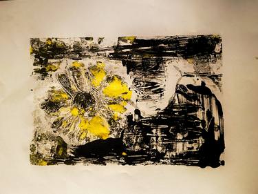 Print of Abstract Floral Printmaking by Hamza Ajanic