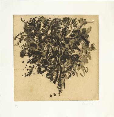 Original Abstract Floral Printmaking by Pamela Silver