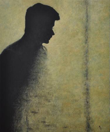 Original Abstract Men Paintings by Reza Grayloo