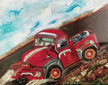 Print of Fine Art Automobile Paintings by Seema Patil
