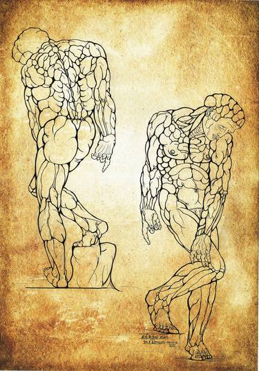 Original Body Drawings by Pavlos Katavelos