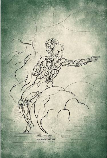 Original Realism Body Drawings by Pavlos Katavelos