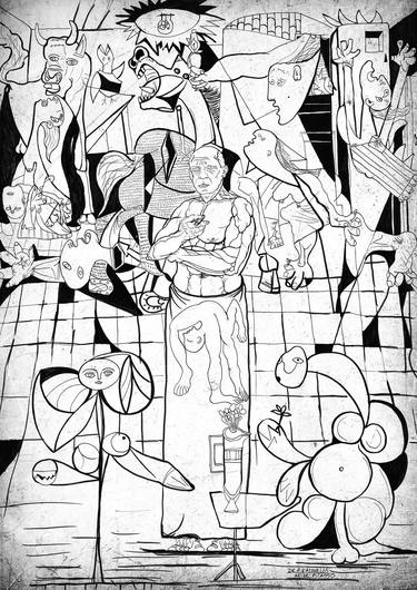 Print of Abstract Expressionism Pop Culture/Celebrity Drawings by Pavlos Katavelos