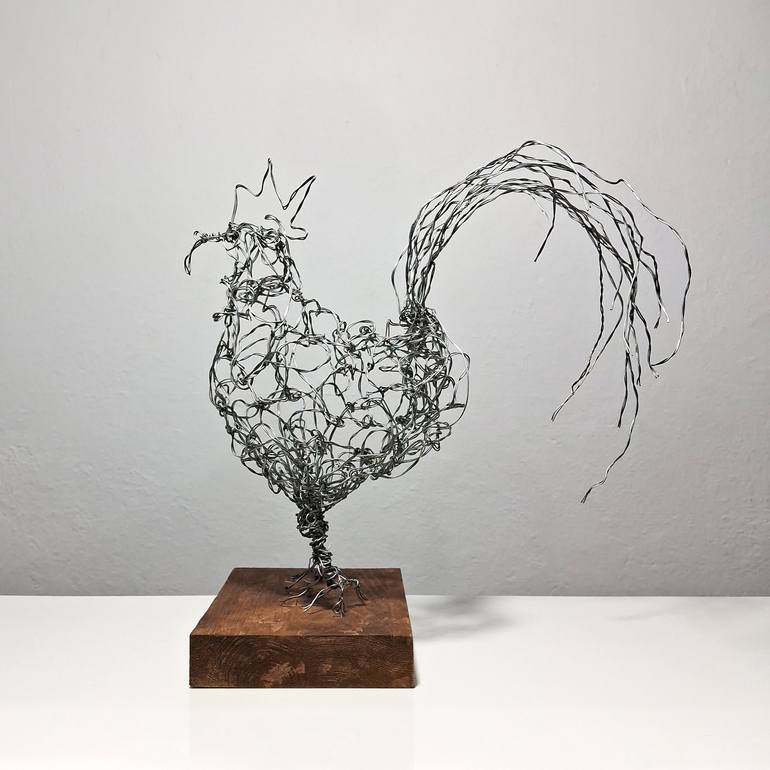 Original Figurative Animal Sculpture by Ergün Akgül