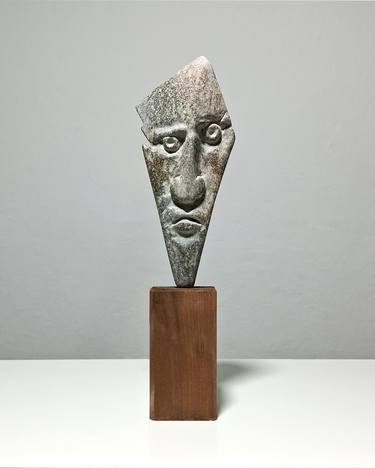 Original Figurative Portrait Sculpture by Ergün Akgül