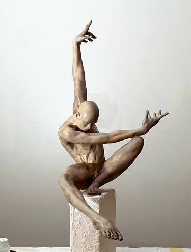 Original Men Sculpture by Eva Czaplicki