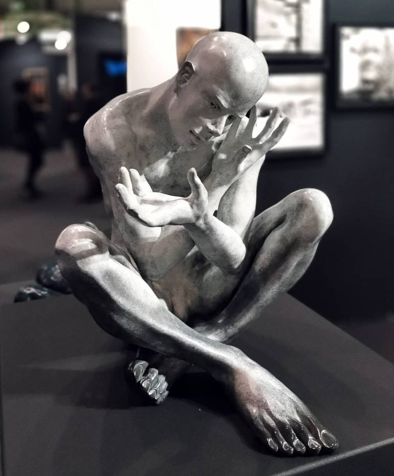 Original Figurative Men Sculpture by Eva Czaplicki