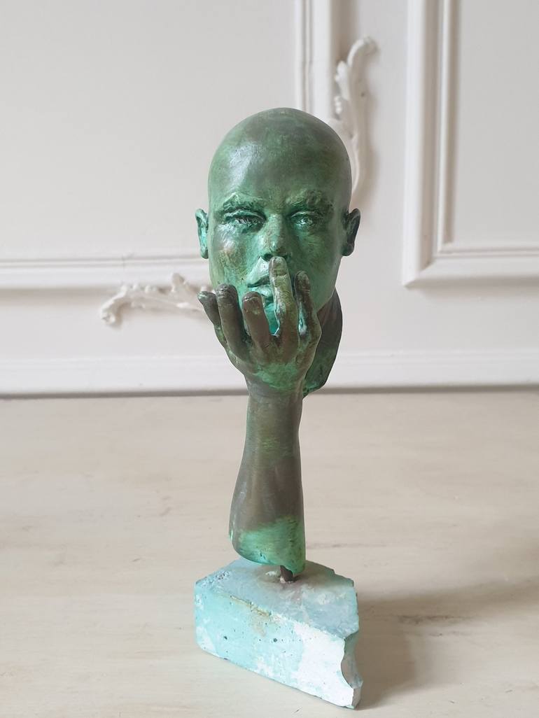 Original Figurative Men Sculpture by Eva Czaplicki