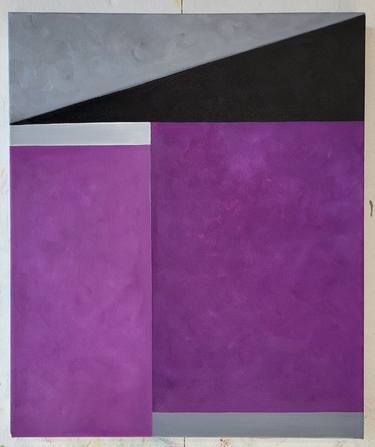 Original Geometric Abstract Paintings by Douglas Hartman